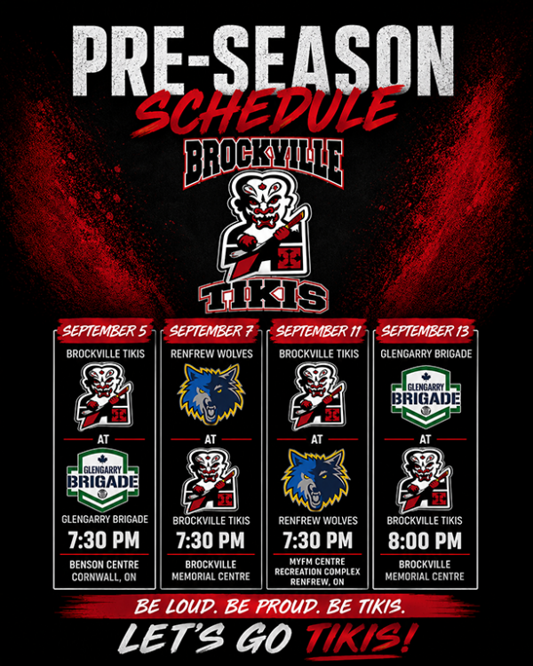 Pre-Season Schedule